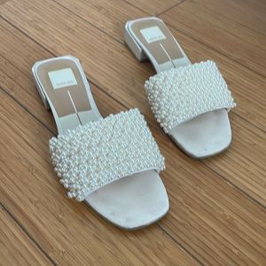Vanilla hallie Pearl beaded dolce vita sandals